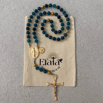 Terço Sagrado Nossa Senhora das Graças - Pedras Naturais