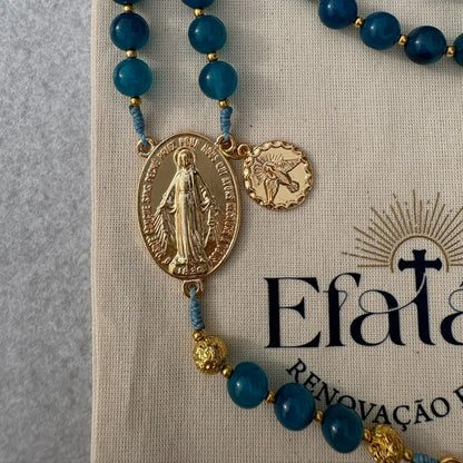 Terço Sagrado Nossa Senhora das Graças - Pedras Naturais