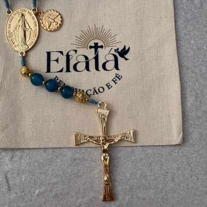 Terço Sagrado Nossa Senhora das Graças - Pedras Naturais