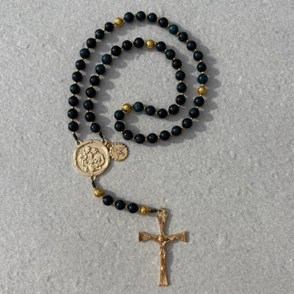 Terço Sagrada Família - Pedras Naturais