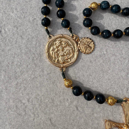 Terço Sagrada Família - Pedras Naturais