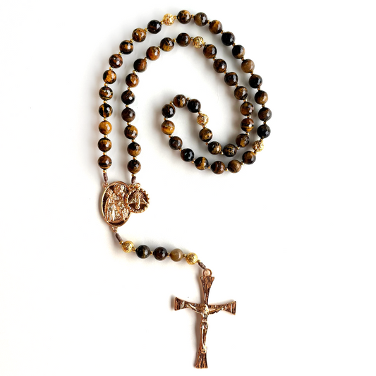 Terço Sagrado São José - Pedras Naturais